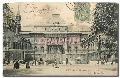 Cartes postales Paris palais de Justice