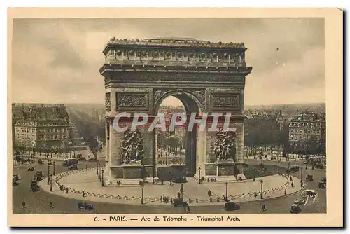 Cartes postales Paris Arc de Triomphe