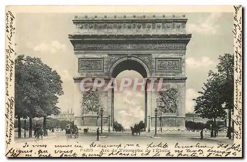 Cartes postales Paris Arc de Triomphe de l'Etoile