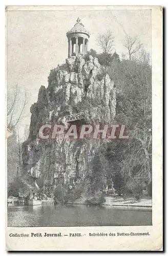 Ansichtskarte AK Collection Petit Journal Paris Belvedere des Buttes Chaumont