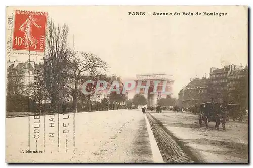 Cartes postales Paris Avenue du Bois de Boulogne