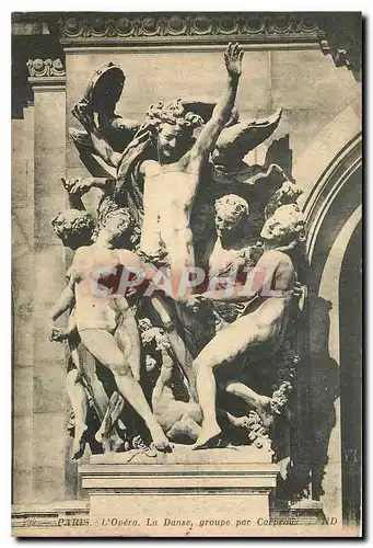 Cartes postales Paris L'Opera groupe par Carpeaux