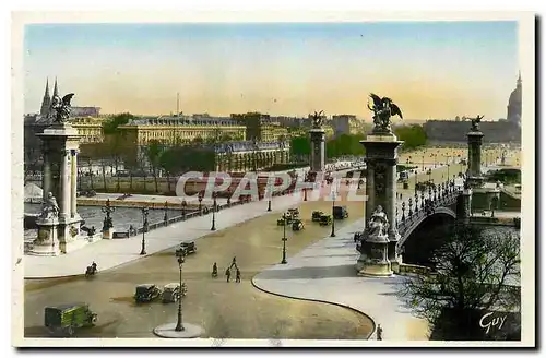 Ansichtskarte AK Paris et ses Merveilles Perspective sur le Pont Alexandre