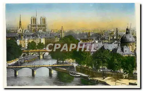 Cartes postales Paris et ses Merveilles Perspective aux L'Ile de la Cite