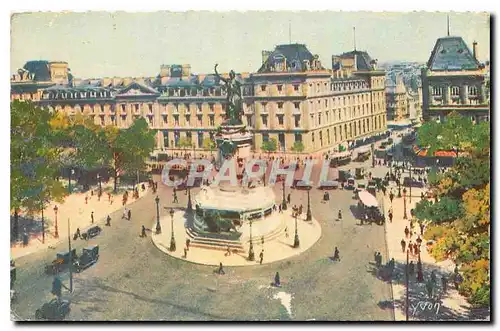 Cartes postales Paris en flanant Place de la Republique