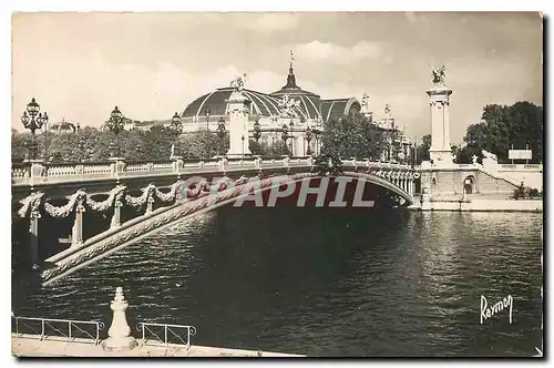 Cartes postales Images de Paris Le Pont Alexandre III et le Grand Palais