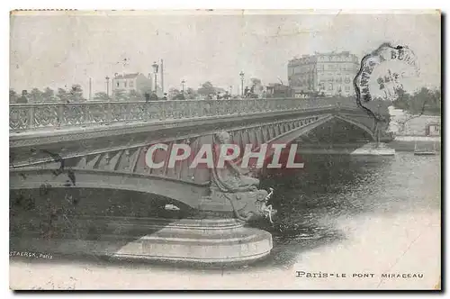 Ansichtskarte AK Paris Le Pont Mirabeau