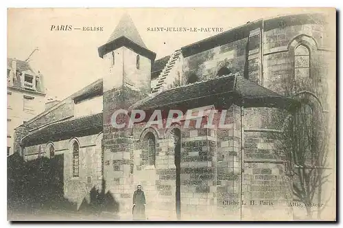 Cartes postales Paris Eglise Saint Julien le Pauvre