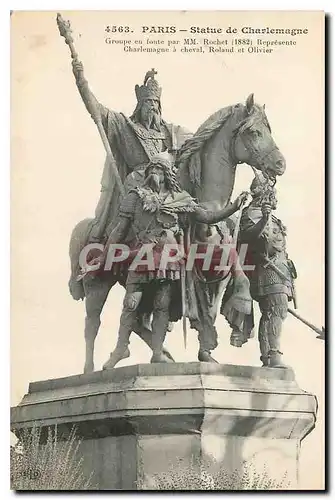 Ansichtskarte AK Paris Statue de Charlemagne