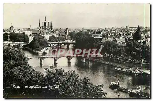 Cartes postales Paris Perspective sur la Cite