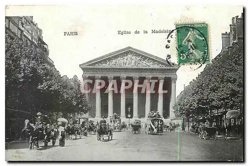 Cartes postales Paris Eglise de la Madeleine