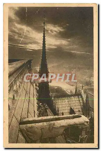 Cartes postales Paris en flanant Notre Dame de paris Le Transept cote Est