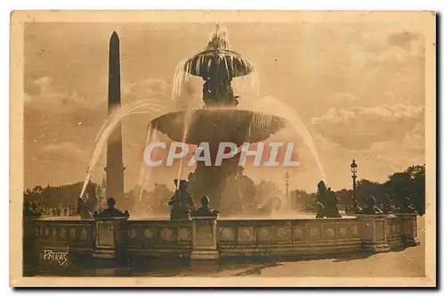 Cartes postales Les Jolis Coins de Paris Fontaine Place de la Concorde