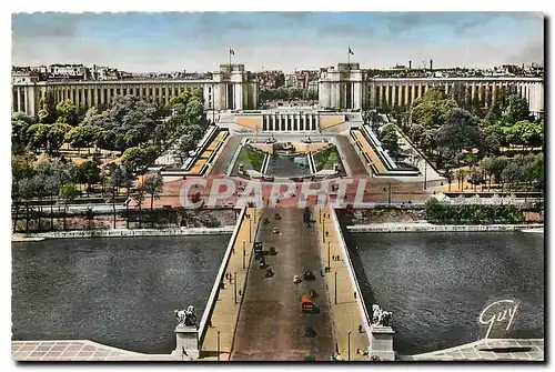 Ansichtskarte AK Paris et ses Merveilles Le Pont d'Iena et le palais de Chaillot