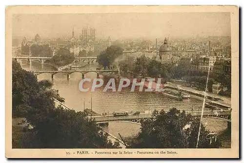 Cartes postales Paris Panorama sur la Seine