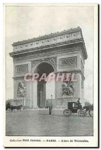 Cartes postales Collection Petit Journal Paris L'Arc de Triomphe