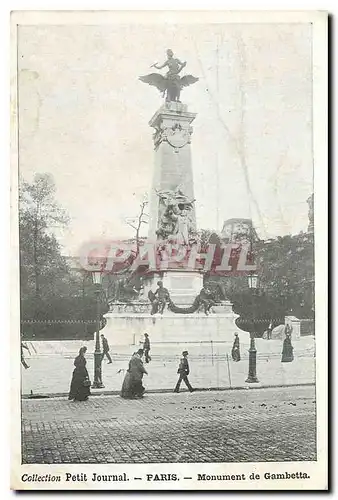 Ansichtskarte AK Collection Petit Journal Paris Monument de Gambetta