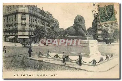 Cartes postales Paris Le Lion de Belfort