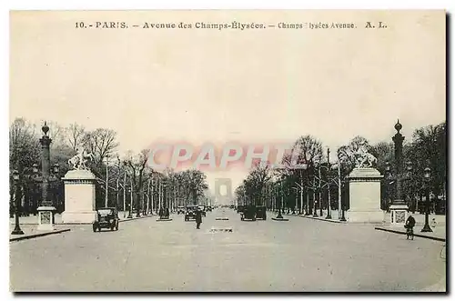 Cartes postales Paris Avenue des Champs Elysees