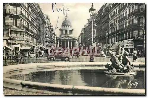 Ansichtskarte AK Paris et ses Merveilles La rue Soufflot et le Pantheon