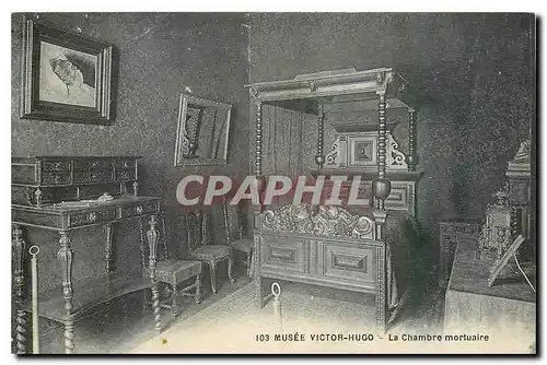 Cartes postales Musee Victor Hugo La Chambre mortuaire