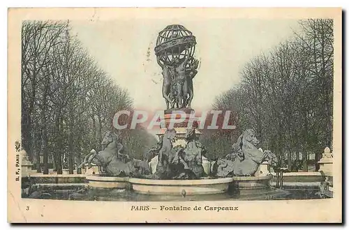 Cartes postales Paris Fontaine de Carpeaux