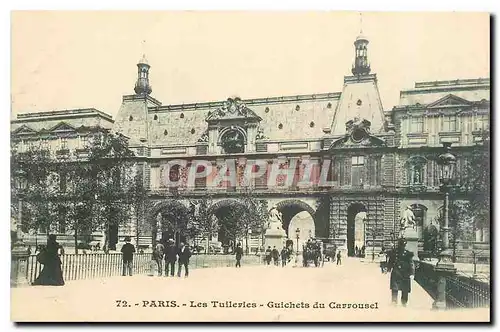 Ansichtskarte AK Paris Les Tuileries Guichets du Carrousel