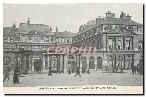 Ansichtskarte AK Paris Le Conseil d'etat place du Palais Royal