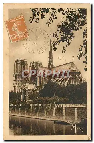 Cartes postales Paris Notre Dame Les Tours le Portail Sud et l'Abside