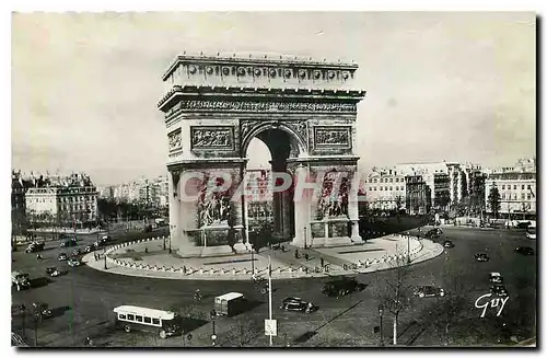 Cartes postales Paris et ses Merveilles Arc de Triomphe et place de l'Etoile