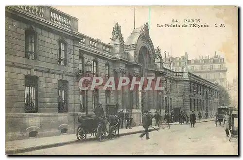 Cartes postales Paris Le Palais de l'Elysee