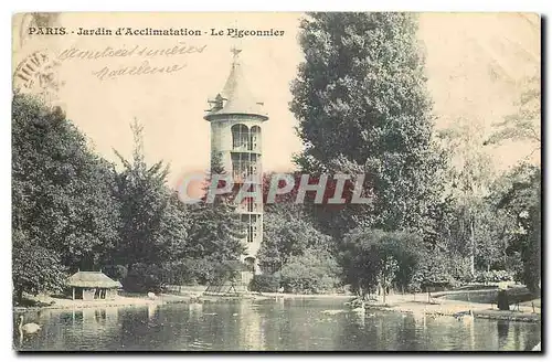 Cartes postales Paris Jardin d'Accilimatation Le Pigeonnier