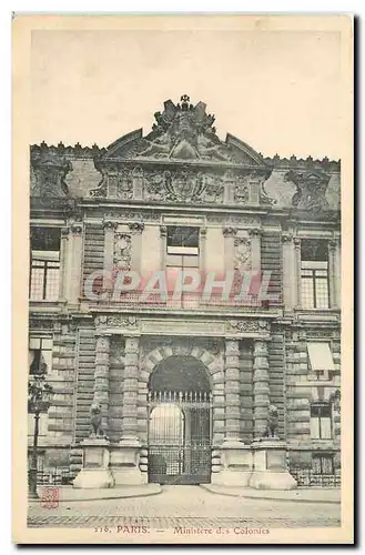 Cartes postales Paris Ministere des Colonies