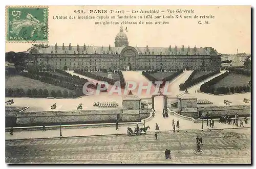 Cartes postales Paris Les Invalides Vue generale l'Hotel des Invalides