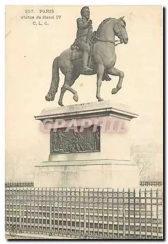 Ansichtskarte AK Paris Statue de Henri IV