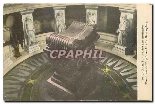 Ansichtskarte AK Paris Palais des Invalides Tombeu de Napoleon I Le Sarcophage