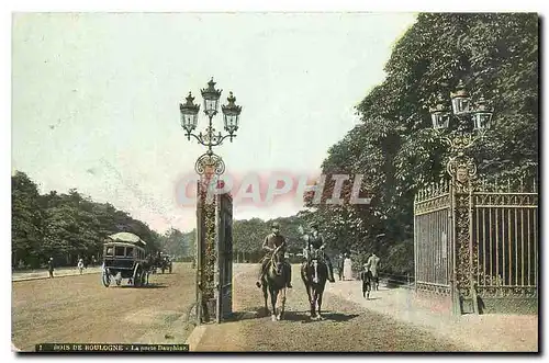 Ansichtskarte AK Bois de Boulogne La porte Dauphine