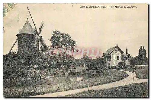 Ansichtskarte AK Bois de Boulogne Le moulin de Bagatelle