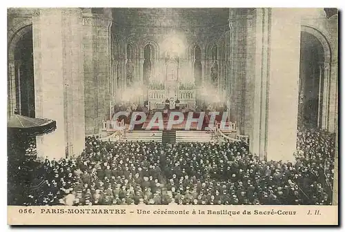 Ansichtskarte AK Paris Montmartre Une ceremonie a la Basilique du Sacre Coeur