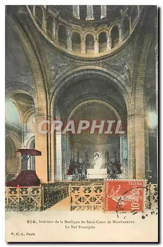 Cartes postales Interieur de la Basilique du Sacre Coeur de Montmartre la Nef Principale