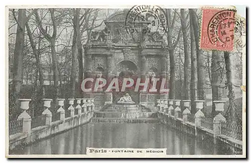 Cartes postales Paris Fontaine de Medics