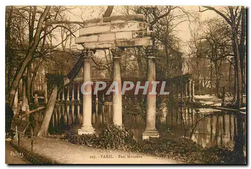 Cartes postales Paris Parc Monceau