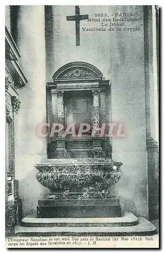 Ansichtskarte AK Paris Hotel des Invalides Le Dome Vestibule de la Crypte