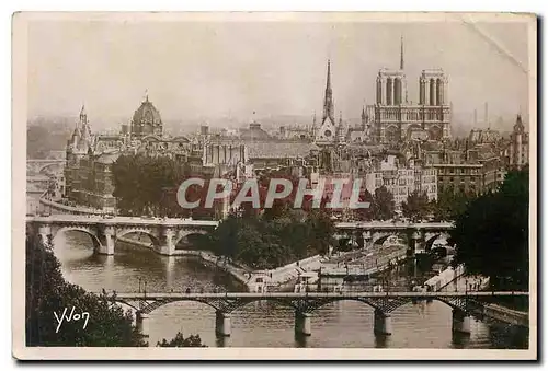 Ansichtskarte AK Paris La Cite Notre Dame et les Ponts