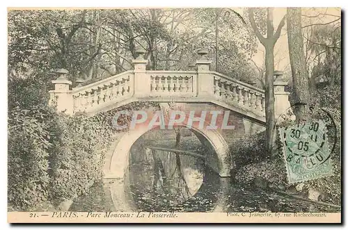 Ansichtskarte AK Paris Parc Monceau La Passerelle