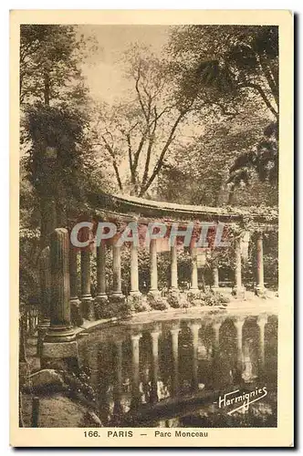 Cartes postales Paris Parc Monceau