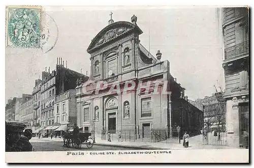 Ansichtskarte AK Paris Eglise Ste Elisabeth du Temple