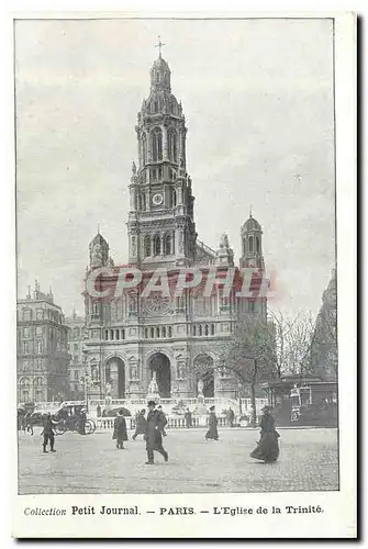 Ansichtskarte AK Petit Journal Paris l'Eglise de la Trinite