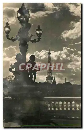 Cartes postales Paris La Seine au crepuscule