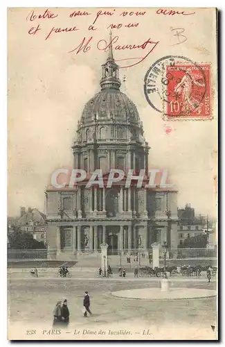 Cartes postales Paris Le Dome des Invalides